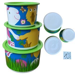 Tupperware Spring 3-CT Nesting Storage Containers